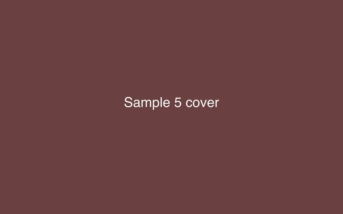 Sample Project 5